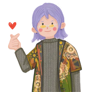 520情侣头像街头比心男生