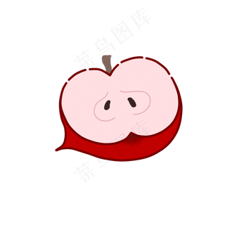 边框配饰苹果植物水果