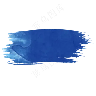 水蓝色水彩涂鸦花纹