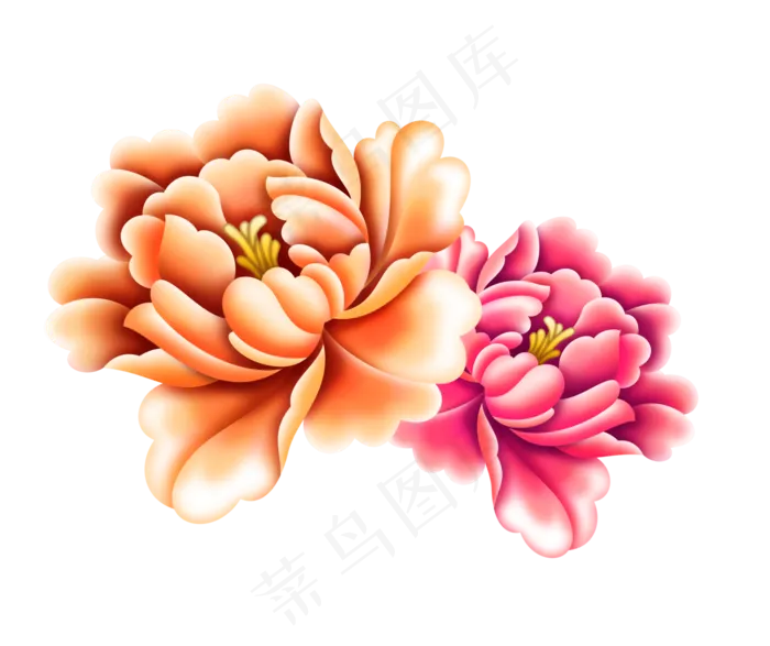 好看的粉红组合花(4980X4176(DPI:300))psd模版下载