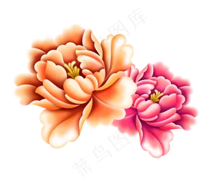 好看的粉红组合花