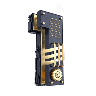 黑金倒计时周年庆数字1