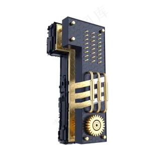 黑金倒计时周年庆数字1