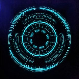 蓝色科技线路图素材