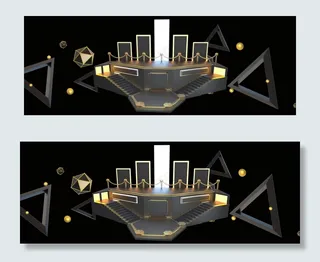 双十一科技黑色banner