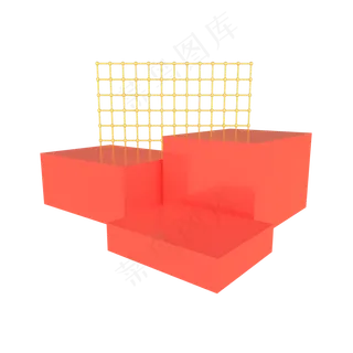 618电商简约几何舞台