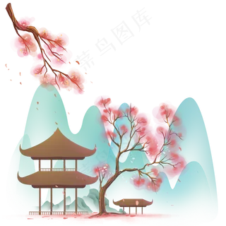 中国风影院园林 中国风影院园林