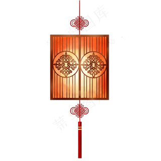手绘中国风复古灯笼免费下载,免抠元素