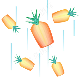 渐变扁平风装饰图案元素