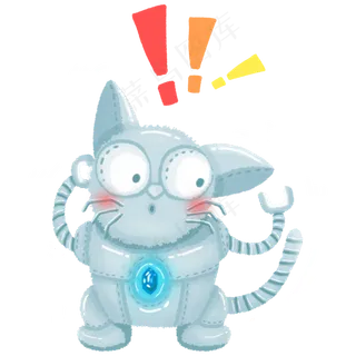 惊讶的机器猫png