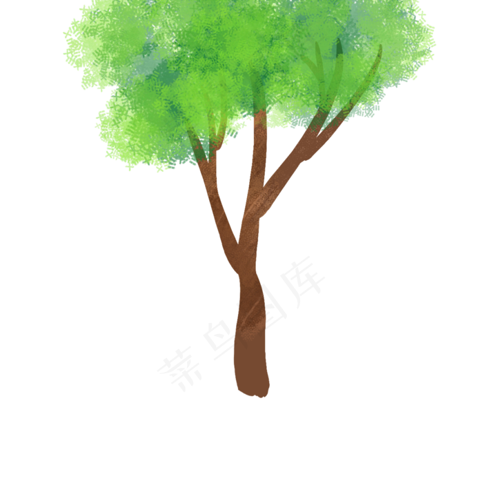 一个绿色大树下载