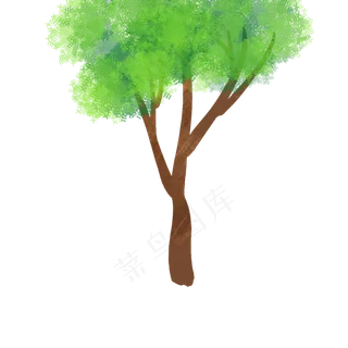 一个绿色大树下载