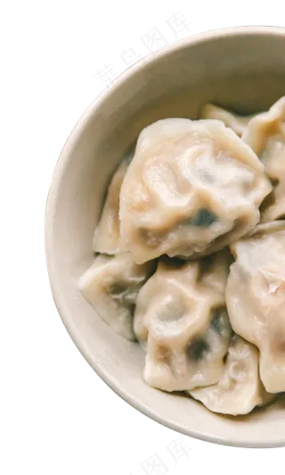 中国美食饺子,免抠元素