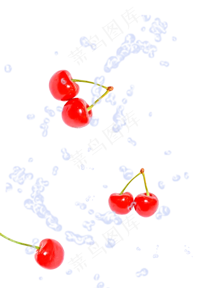 红色水果樱桃(2600X3600(DPI:300))psd模版下载