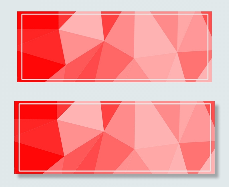 开业盛典几何菱形狂欢红色banner