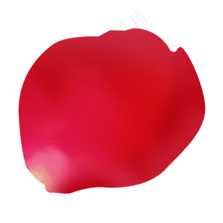 情人节仿真玫瑰花瓣png