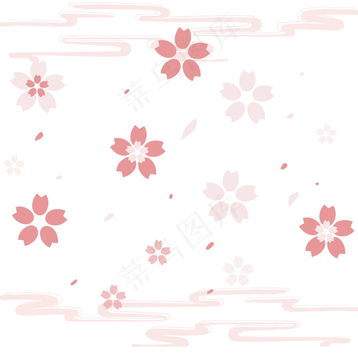 日式底纹花纹png,免抠元素(2114X2000(DPI:300))ai矢量模版下载