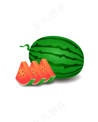 夏天清凉解渴大西瓜