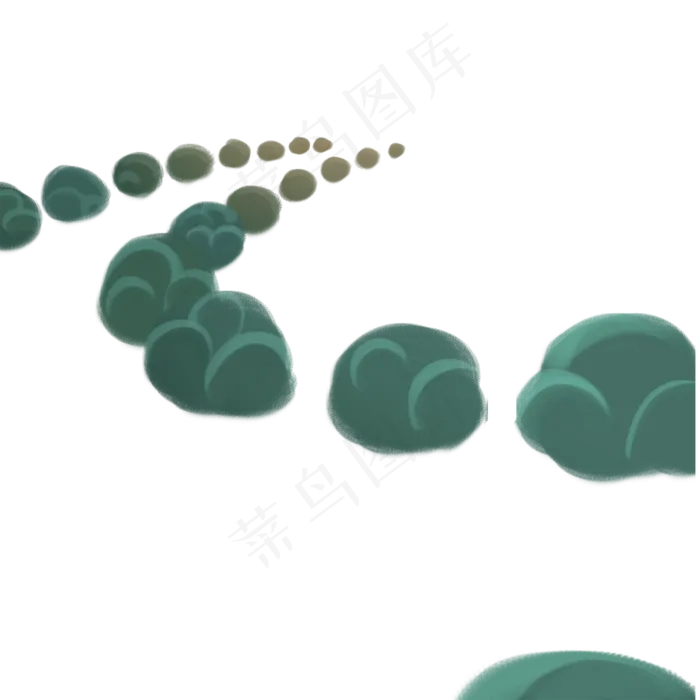 卡通植物装饰下载(2000*2000px 300 dpi )psd模版下载