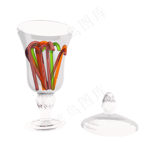 立体糖果罐png图