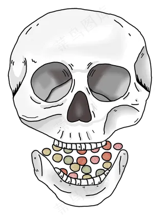 国际禁毒日远离毒品摇头丸,免抠元素