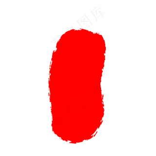 中国风红色印章边框