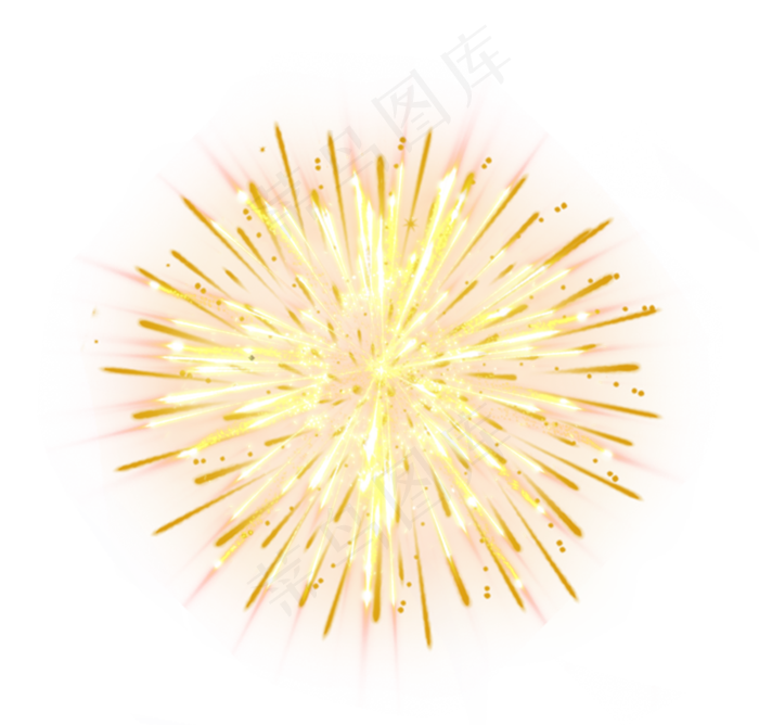 元旦烟花,免抠元素