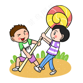 儿童节小朋友玩耍
