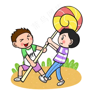 儿童节小朋友玩耍