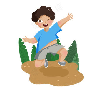 儿童节高兴玩耍