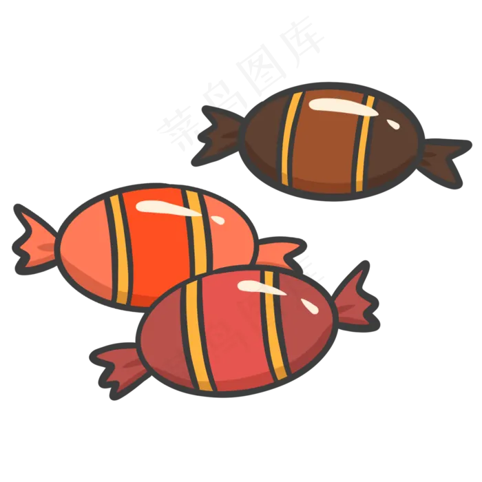 儿童节糖果深色卡通(2000X2000(DPI:300))psd模版下载