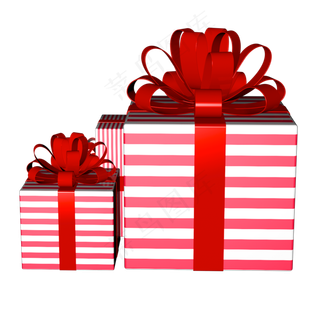 情人节礼品盒C4D立体装饰