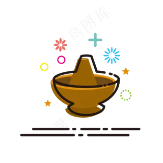 新年MBE简约春节不打烊火锅,免抠元素