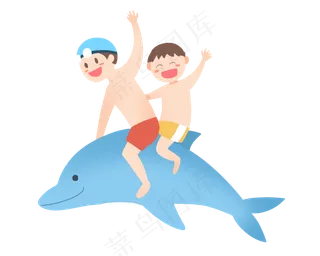 游泳小男孩