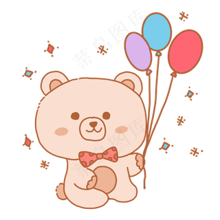 小熊和气球