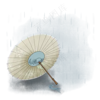 古风清明节油纸伞,免抠元素