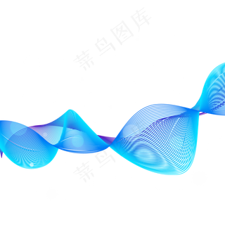 曲线科技感大数据,免抠元素