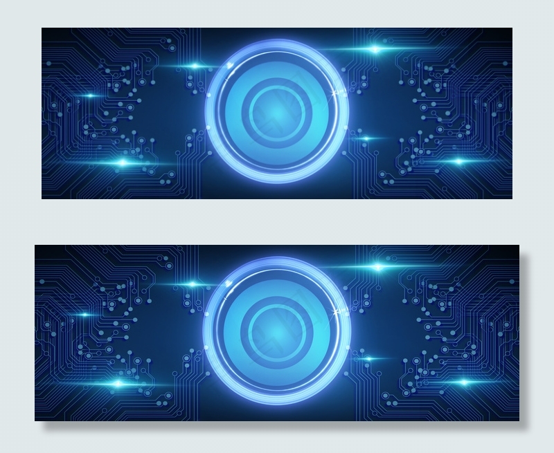 创意数码电商科技背景合成