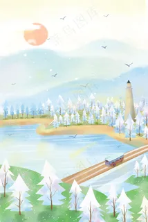 夏天治愈唯美美景在路上 夏天治愈唯美美景在路上