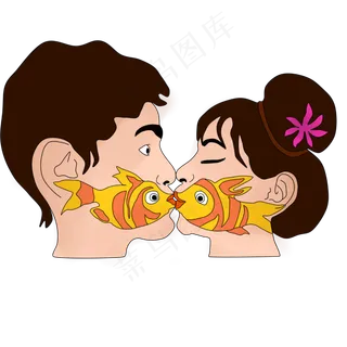 浪漫520亲吻情人节