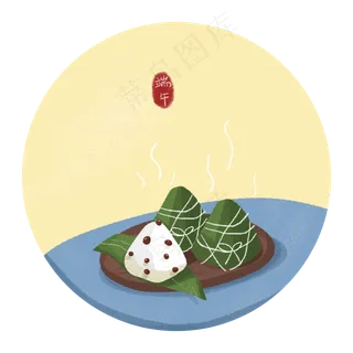 端午节粽子散发着香味