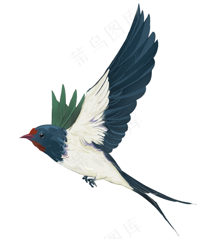 春天清明节仿真燕子,免抠元素