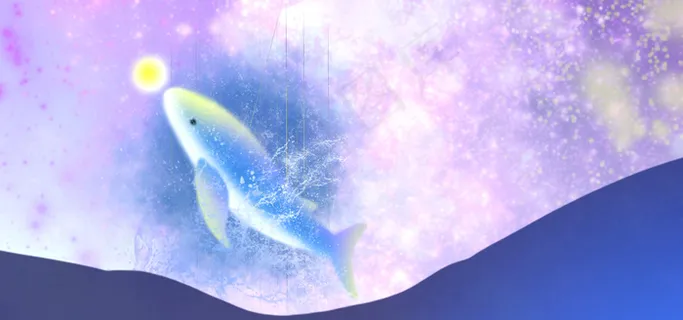 夜晚梦幻星河海豚 夜晚梦幻星河海豚