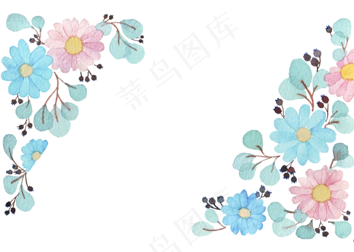 春暖花开花朵底纹(2800X2000(DPI:300))psd模版下载