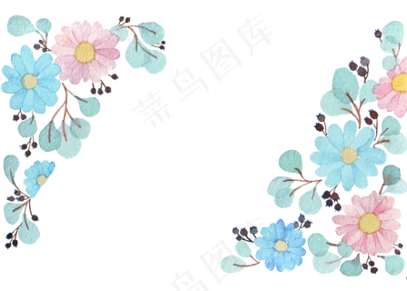 春暖花开花朵底纹