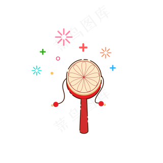 手绘矢量MBE风格儿童玩具