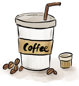 现磨咖啡和咖啡豆