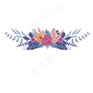 小清新浅色系花边免抠