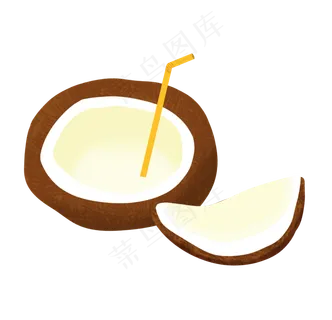 椰子夏季水果小吃 椰子夏季水果小吃