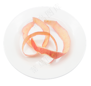 苹果皮垃圾水果皮